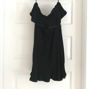 Strapless Ruffle Dress